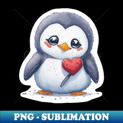 Minimal Cute Baby Penguin - Premium Sublimation Digital Download - Perfect for Personalization