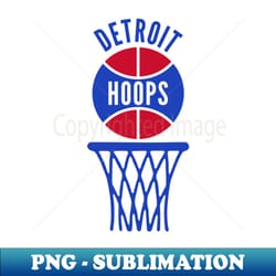 retro detroit red and blue logo - stylish sublimation digital download - perfect for sublimation art