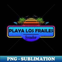 Playa Los Frailes Beach Ecuador Palm Trees Sunset Summer - Premium Sublimation Digital Download - Perfect for Personalization