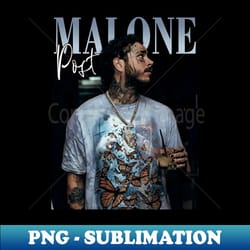 post malone rapper - exclusive png sublimation download - perfect for personalization