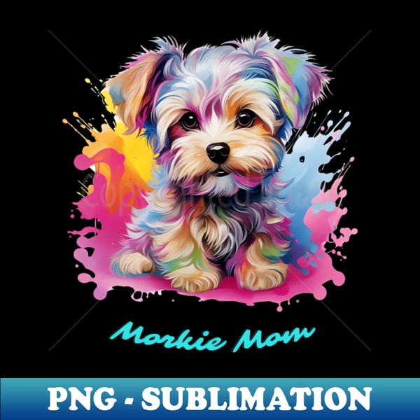 AG-23728_Morkie Dog Mom T-Shirt 6295.jpg