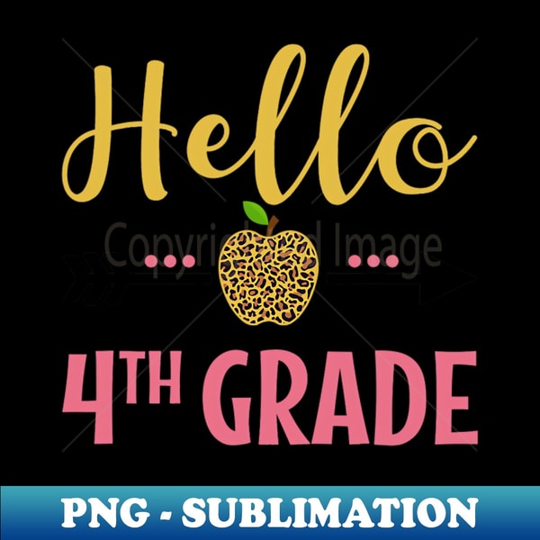IQ-15795_Hello 4th Grade Back to School Leopard Fourth Grade kids 2347.jpg