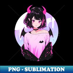 succub girl 2 - PNG Sublimation Digital Download - Fashionable and Fearless