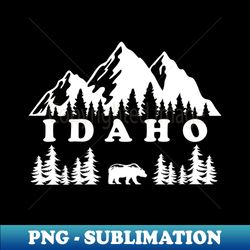 Idaho Hiking - Instant Sublimation Digital Download - Add a Festive Touch to Every Day