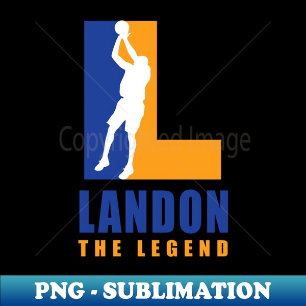 DP-29446_Landon Custom Player Basketball Your Name The Legend T-Shirt 7457.jpg