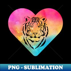 Tiger Gift for Girls and Women - Elegant Sublimation PNG Download - Bold & Eye-catching