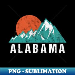 retro vintage alabama - modern sublimation png file - perfect for sublimation mastery