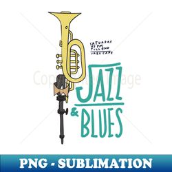 Saxophone Jazz Blues - Premium Sublimation Digital Download - Perfect for Sublimation Mastery