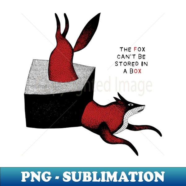 Shop Fox File Fox in a Box - Exclusive Sublimation Digital File | Inspire Uplift