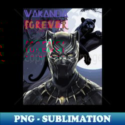 black panther fan art - high-quality png sublimation download