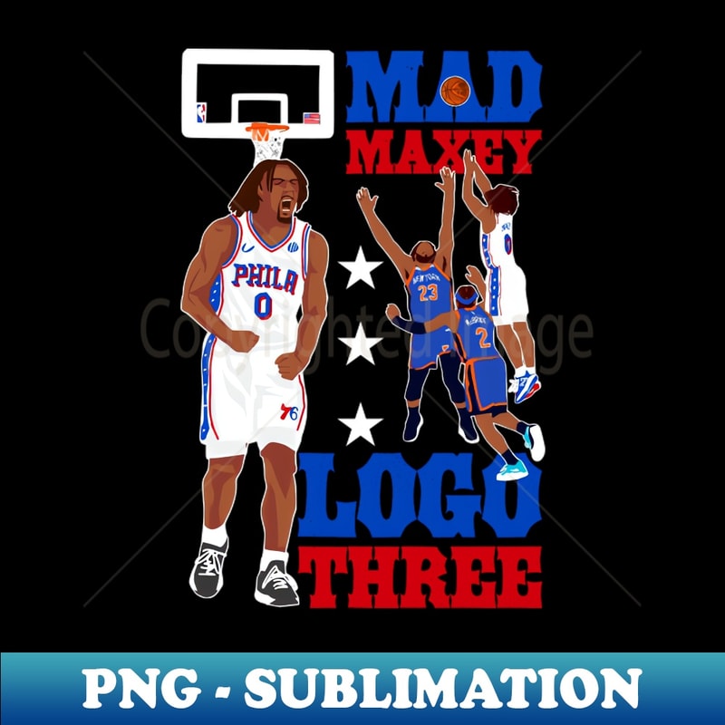 Tyrese maxey - Logo 1 - High-Quality PNG Sublimation Download