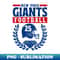 New York Giants 1925 American Football - Retro PNG Sublimation Digital Download