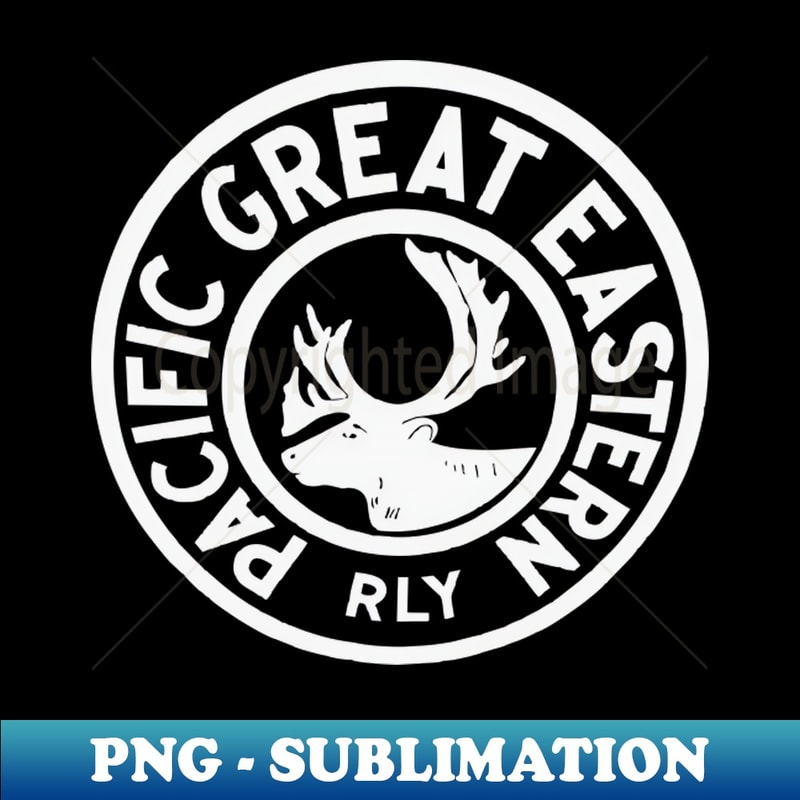 Pacific Great Eastern Railway - Instant Sublimation Digital Download