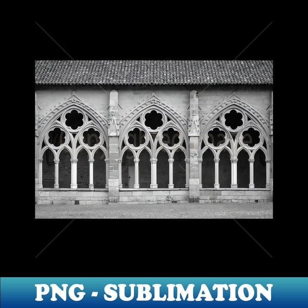 Gothic Arches Architecture - Instant PNG Sublimation Download