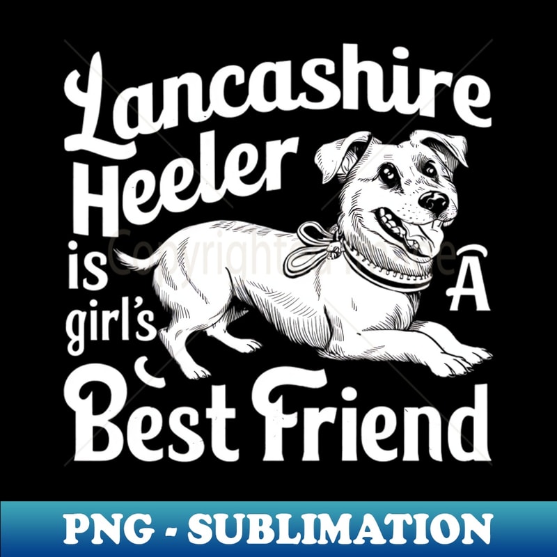 Lancashire Heeler is a girl's best friend - Stylish Sublimation Digital Download