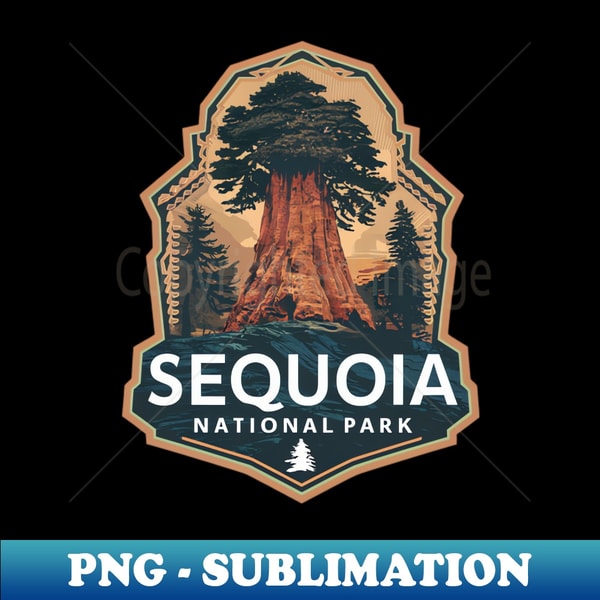 Sequoia National Park Sierra Nevada - PNG Sublimation Digital Download