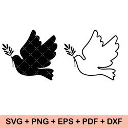 pigeon svg silhouette, dove svg, dove silhouette, bird silhouette, pigeon clipart, dove clipart, svg cut file cricut
