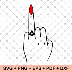 wedding finger svg, engaged finger svg, wifey diamond ring svg, svg for bachelorette party, svg vector cut file