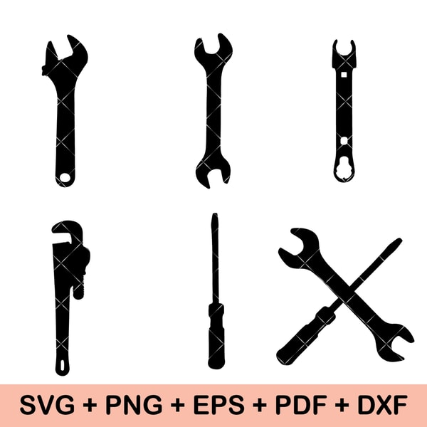 Tools svg bundle, Mechanic Tools svg, Wrench Svg, Hand Tool | Inspire ...