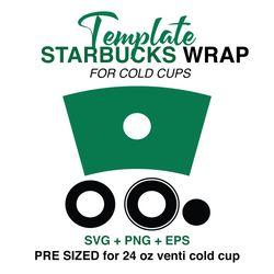 wrap template svg, coffee wrap svg, starbucks wrap svg, 24oz cold cup svg, venti cold cup svg, full wrap svg, wrap svg