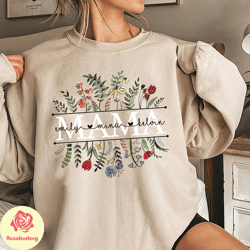 mama shirt, mama flower shirt, wildflowers mimi and grandkids shirt, nana shirt, mom shirt, mothers day shirt, grandma s