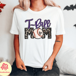 tball mom leopard shirt, tball mom tshirt, teeball mom shirt, moms tball league gifts
