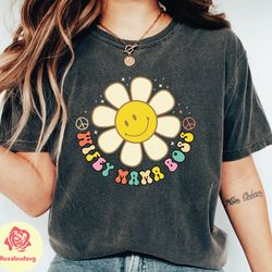 wifey mama boss shirt, retro floral mama tshirt, mom shirt for mom for mothers day, mama graphic tee, working mom gift