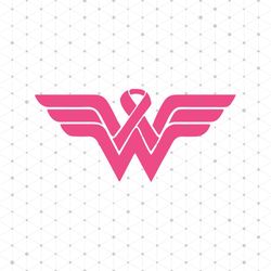 wonder woman survivors breast cancer awareness svg