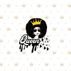 black queen svg, melanin svg, afro girl svg, black girl svg