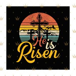 he is risen christian jesus svg, jesus svg, christian svg, he is risen svg, christ svg, christian cross svg, christ cros