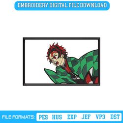 Kamado Tanjiro Come To Fight Embroidery Instant Download