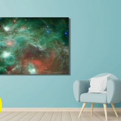 amazing solar system outer space canvas wall art design print decor for home office decoration large canvas wall art