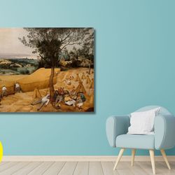 pieter bruegel canvas wall art,pieter bruegel the harvesters art print,renaissance painting,canvas ,panel,home office