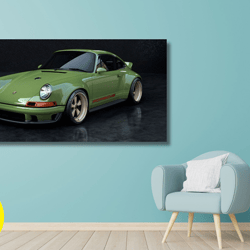 porsche 911 canvas wall art porsche 911 super car porsche home decor porche living room decor porsche 911 canvas print