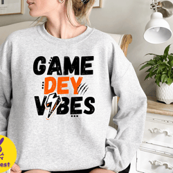 game dey vibes lightning sweatshirt,retro basketball game tops game day sweatshirt,sport lover sweatshirt,basketball sea