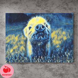 blue pig poster,piggy art print,cute nursery decor,cute piggy illustrations and whimsical farmhouse art,home office deco