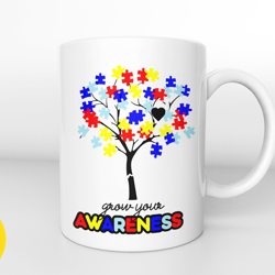 autism awareness cup, autism coffee mug cup, autism support, autism acceptance, coffee mug,autism awareness coffee mug 1