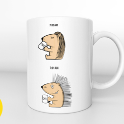 funny hedgehog coffee mug,funny porcupine mug,funny porcupine coffee mug,porcupine mug,hedgehog mugs,hedgehog coffee mug