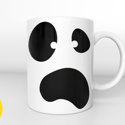 halloween mug, halloween ghost cup, boo mug, is it halloween yet, halloween gift idea, pumpkin mug, autumn cup, fun hall