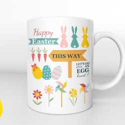 happy easter mug,easter basket gift,teacher easter gift,friend easter gift,easter decor,easter gift mug,easter egg bunny