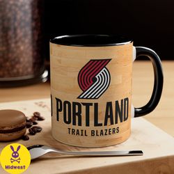 portland trailblazers nba 11oz coffee mug