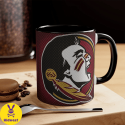 florida seminoles ncaa accent coffee mug, 11oz