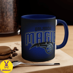 orlando magic nba accent coffee mug, 11oz