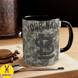 st. lewis cardinals mlb accent coffee mug, 11oz