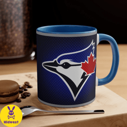 toronto blue jays mlb accent coffee mug, 11oz