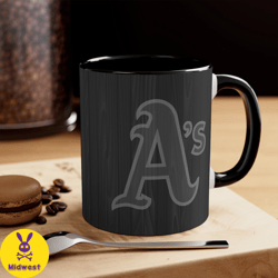 special edition oakland athletics mlb accent coffee mug, 11oz