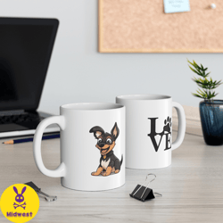ceramic mug 11oz, dog mug, dogs mug, german shepherd mug, coffee mug, tea mug, dogs coffee mug, german shepherd, paws mu