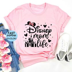 disney mom life castle shirt, disney castle tee, disney trip tee, disney mama tee, disney mickey and minnie tee, mothers