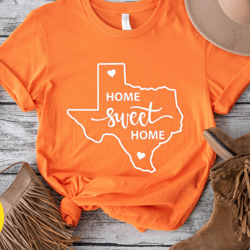 texas home shirt, tx home sweet home, texas state tshirt, texas map silhouette outfit