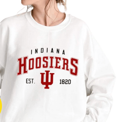 vintage ncaa indiana hoosiers est 1820 sweatshirt, university of indiana shirt, ncaa basketball, vintage shirt unisex ts